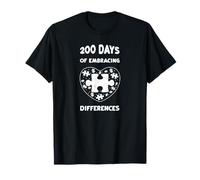 École : 200 jours de différence d'embratoire... Journée mondiale de l'autisme T-Shirt