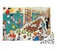 École Bell Frenzy Puzzle en Bois Imperméable DIY Puzzles De 1000 Pièces pour Adultes Cadeaux Impossible De Décoration pour La Maison