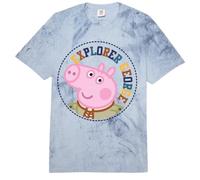 École Classique d'aventure en Plein air Peppa Pig George Explorer Comfort Colors Adult Heavyweight T-Shirt