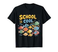 École colorée de Poissons sous-Marins pour la rentrée Scolaire T-Shirt