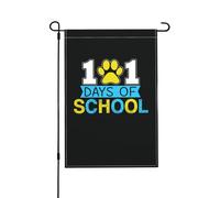 École De 101 Jours Bannière Avec Œillets Drapeaux Suspendre Drapeau De Jardin Pour Fêtes Dortoirs Chambres 30X45cm
