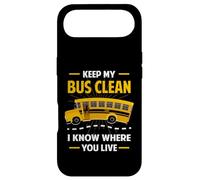 École de Chauffeurs de Bus Gardez Mon Bus Propre Je Sais où Vous vivez Coque pour iPhone Air