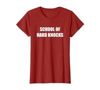 École de Coups durs T-Shirt, Femme, Canneberge, M