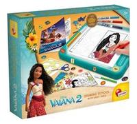 École de dessins avec table lumineuse - Vaiana 2 - LISCIANIGIOCHI - Kit Dessin - Table A4 - Pochoirs & Autocollants - Des 5 ans Multicolore