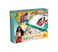 Ecole de dessins avec table lumineuse - Vaiana 2 - LISCIANIGIOCHI - Kit Dessin - Table A4 - Pochoirs & Autocollants - Des 5 ans