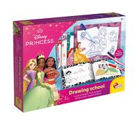 Lisciani - Kit de dessin Princesses Disney - Feutres parfumés, 4 ardoises effaçables - Dès 4 ans