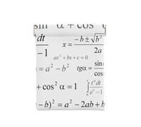 École de mathématiques et de géométrie avec des formules scientifiques Style Tableau à Craie, Portefeuille à Presser, Sac de Rangement pour Femmes, Petit Porte-Monnaie, Pochette de Changement
