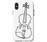 École de musique Violin Sketch Coque pour iPhone X/XS