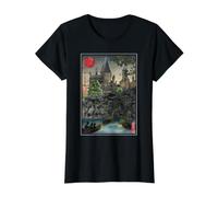 École de Sorcier et de Bois T-Shirt Graphique avec Valeur, Femme, Noir, XL