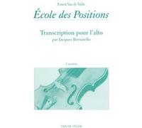 E. Van de Velde & J. Borsarello – École des positions 2ème – Méthodes et pédagogie – Alto