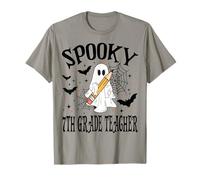 École d'halloween effrayante pour Enseignant de 7e année T-Shirt