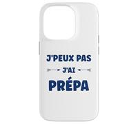 Ecole Humour étudiant drôle J’Peux Pas j’AI prépa Coque pour iPhone 14 Pro