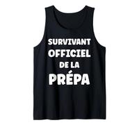 Ecole Humour étudiant drôle Survivant Officiel de la prépa Débardeur