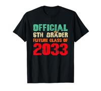 École Officielle de 6e année Future Class of 2033 T-Shirt