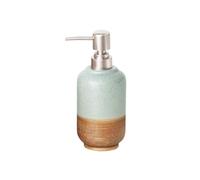 École Vintage Ceramic Lotion Push Bottle Countertop Soap Dispenser for Kitchen Bathroom 400ml Accueil(Green)