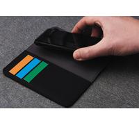 ecoLeather Wallet Detach. pour iPhone 6/7/8/SE, noir