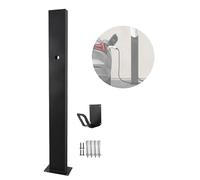 ECOLFE Borne de Recharge for véhicule électrique au Sol, en Acier Inoxydable, Installation sans Perforation, Colonne de Recharge for Garage et extérieur (Blanc)(Black)