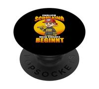 Écolier Pompier Ma Mission À L'école Commence PopSockets PopGrip Adhésif
