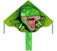 Ecoline 1 ligne Cerf-volant Prospectus simple T-Rex Envergure (détails) 1200 mm Force du vent supportée 2 - 5 bft