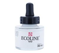 Ecoline Bouteille d'aquarelle liquide 30 ml Blanc 100 (11251001)