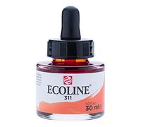 Ecoline Bouteille d'aquarelle liquide 30 ml Vermillon 311 (11253111)