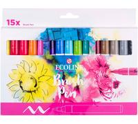 Ecoline Brush Pen Set, 15 couleurs