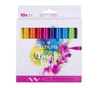 Lot De 10 Feutres Pinceaux Aquarelle Transparente Concentré - Ecoline Brush Pens - Royal Talens G
