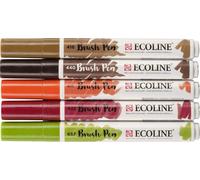Ecoline Brush pen X5 Stylos aquarelle Autumn 5 pcs