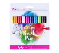 Ecoline Brush Pen Set Bright, 10 couleurs