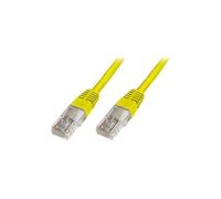 Ecoline - Cordon de raccordement - RJ-45 (M) pour RJ-45 (M) - 1 m - UTP - CAT 5e - démarré - jaune