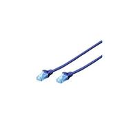 Digitus Ecoline Cordon RJ-45 mâle–RJ-45 mâle CAT5e U/UTP 3 m AWG 26/7 PVC bleu