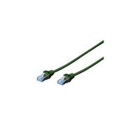 CAT 5e SF-UTP patch cord, PVC AWG 26/7, length 0.5 m, color green