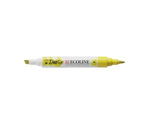 Ecoline Duotip Marker - Chartreuse 233 - Pointe biseautée et pointe biseautée - Stylo de couleur à base d'eau pour les effets d'aquarelle et les illustrations