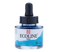 Ecoline – Flacon d'aquarelle liquide 30 ml – Bleu turquoise 522