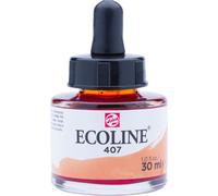 Ecoline peinture à l'eau liquide bouteille 30 ml ocre foncé 407