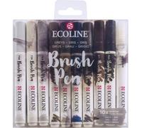 Ecoline | Set de 10 Brush Pens Gris