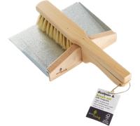 Eco Living Ensemble pelle et balayette de qualité suprême, 100 % sans plastique, convient aux végétaliens, certifié FSC.