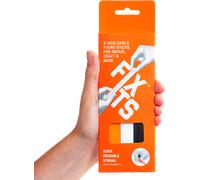 ecoLiving FIXITS Bandes Adhésives - Lot de 3 - Noir, blanc, orange