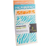 ecoLiving Lingette-Éponge - Lot de 4 - Animal