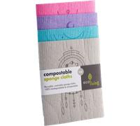 ecoLiving Lingette-Éponge - Lot de 4 - Spiritual