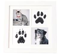 EcoLivzen Kit encreur de cadre avec empreintes de pattes d'animaux de | Panneau MDF épais, finition laminée, résistant aux chocs pour panneau en polystyrène, article de décoration d'intérieur