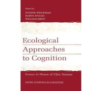 Ecological Approaches To Cognition