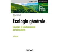 Ecologie Générale - Structure Et Fonctionnement De La Biosphère