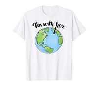 Ecologiste Cadeaux I'm With Her March Science Earth Day 2020 T-Shirt