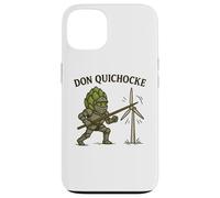Écologistes, Don-Quichocke v. Éolienne, Artichauts Coque pour iPhone 13