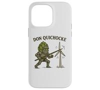 Écologistes, Don-Quichocke v. Éolienne, Artichauts Coque pour iPhone 14 Pro Max