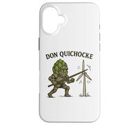 Écologistes, Don-Quichocke v. Éolienne, Artichauts Coque pour iPhone 16 Plus