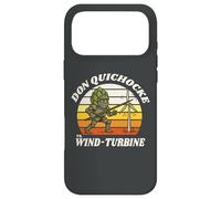 Écologistes, Don-Quichocke vs éolienne-Turbine, artichauts Coque pour iPhone 17 Pro Max