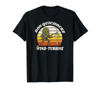 Écologistes, Don-Quichocke vs éolienne-Turbine, artichauts T-Shirt Graphique avec Valeur