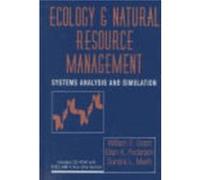 Ecology and Natural Resource Management by Grant Hardcover Book Ellen K. Pedersen, Sandra L. Marin, William E. Grant (Auteur)